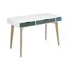 Toya Wooden Desk Multi Coloured
