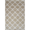 Trellis Hand-Tufted Wool Rug (Rug Size: 120 x 170,  Colour: Taupe)