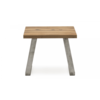 Trier Oak Industrial Style Lamp Table