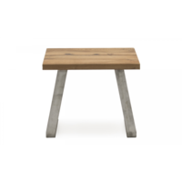 Trier Oak Industrial Style Lamp Table