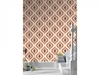 Trippy Terracotta & Cream Geometric Wallpaper