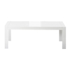 Venice White High Gloss Extending Dining Table 8-12 Seater