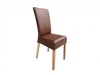 Vermont Vintage Brown Leather Pair of Dining Chairs