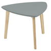 Vitis Lamp Table Dark Grey Lacquered & Ash