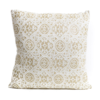 White Lace & Gold Cushion
