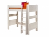 Whitewash Highsleeper & 2 Door 1 Drawer Wardrobe