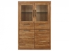 Willow Oak 4 Door 2 Drawer Display Cabinet