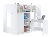 Wizard White High Sleeper Workstation