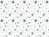 Wonderland Black & White Wallpaper