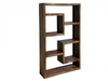 Yoga Straight Dark Walnut Wide Bookcase
