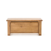 York Solid Oak Blanket Box