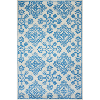 Zara Hand-Tufted Wool Rug (Rug Size: 160 x 230,  Colour: Turquoise)