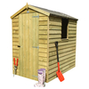 Shire Overlap Single Door Shed (6ft x 4ft)