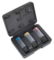 Sealey Alloy Wheel Ultra-Power Impact Socket Set 3pc 1/2"Sq Drive