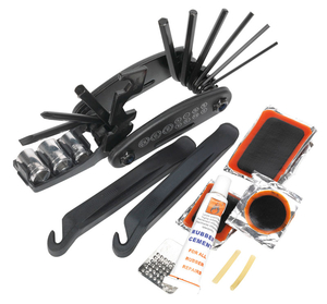Sealey Folding Multi-Tool & Puncture Repair Kit - Bicycle