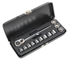 Sealey Low Profile Socket Set 13pc 3/8"Sq Drive Metric