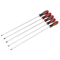 Sealey Screwdriver Set 5pc Hammer-Thru 450mm