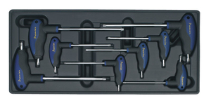 Sealey Tool Tray with T-Handle TRX-Star Key Set 8pc