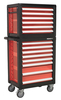 Sealey Topchest & Rollcab Combination 14 Drawer with Ball Bearing Runners & 1233pc Tool Kit
