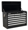 Sealey Topchest 10 Drawer with Ball Bearing Runners - Black