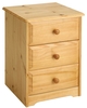 Core Products Balmoral 3 Drawer Bedside Cabinet