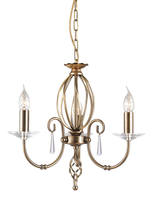 Elstead Lighting Aegean Three Light Chandelier