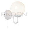 Endon Lighting Opal Ball Switched Wall Bracket
