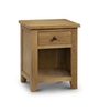 Julian Bowen Marlborough Oak Bedside Cabinet