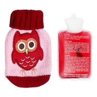 Knitted Owl Mini Hand Warmer