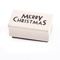 Merry Christmas Rubber Stamp