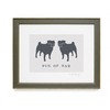 Pug Of War Framed Print