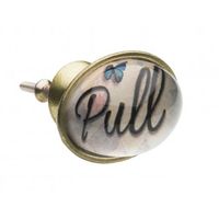 Pull Domed Glass Drawer Knob