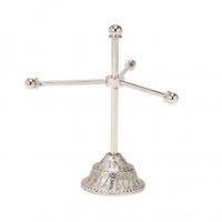 Triple Arm 12cm Silver Jewellery Stand