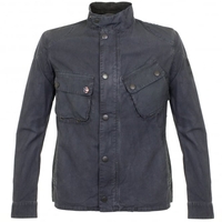 Barbour International Washed 9665 Navy Jacket MCA0345NY51