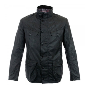 Barbour International Waxed Jacket Camerton MWX0684 Black