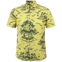 Barbour X Deus Ex Machina Palm Yellow Shirt MSH3413YE13