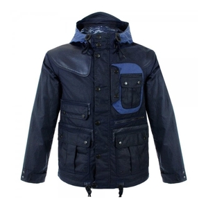 Barbour X White Mountaineering Waxed Mountain Parka Indigo MWX0823IN71