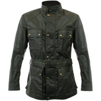Belstaff Roadmaster Faded Olive Wax Jacket 71050045