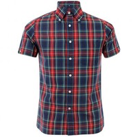 Brutus Heritage Tartan Xmas trimfit Shirt 3401-115
