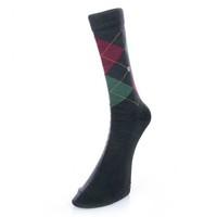 Burlington Edinburgh Dark Navy Wool Socks 21182 6376