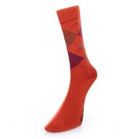 Burlington Edinburgh Tangerine Wool Socks 21182 8115