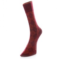 Burlington Hampstead Wool Oxblood Socks 211798100