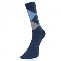Burlington Manchester Blue Socks 20182-6220