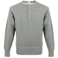 Champion Henley Sweatshirt Grey Heather D320F14 T002