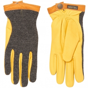 Deerskin Wool Tricot Gloves