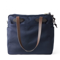 Filson Navy Zippered Tote Bag 70261