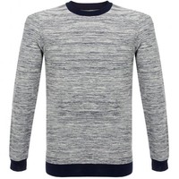 Folk Ecru Bright Navy Bib Jumper F2522K