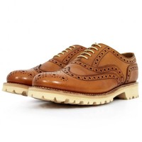 Grenson Stanley Tan Brogue Shoe 5033/02XS