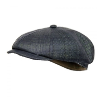 Hatteras Raffia Flat Cap