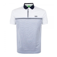 Hugo Boss Green Paddy 6 White Polo Top 50286202